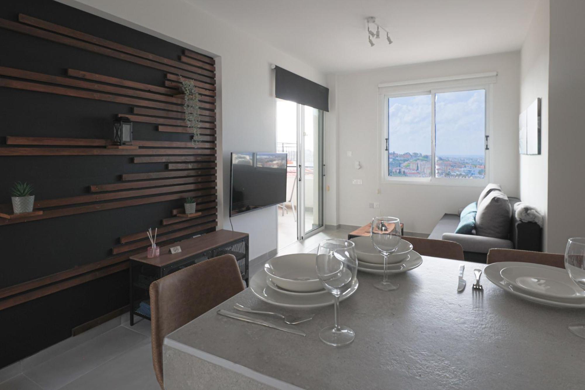 Apartamento Eden Blue-Horizon 1B, Paphos, Sea View, Pool Konia Exterior foto