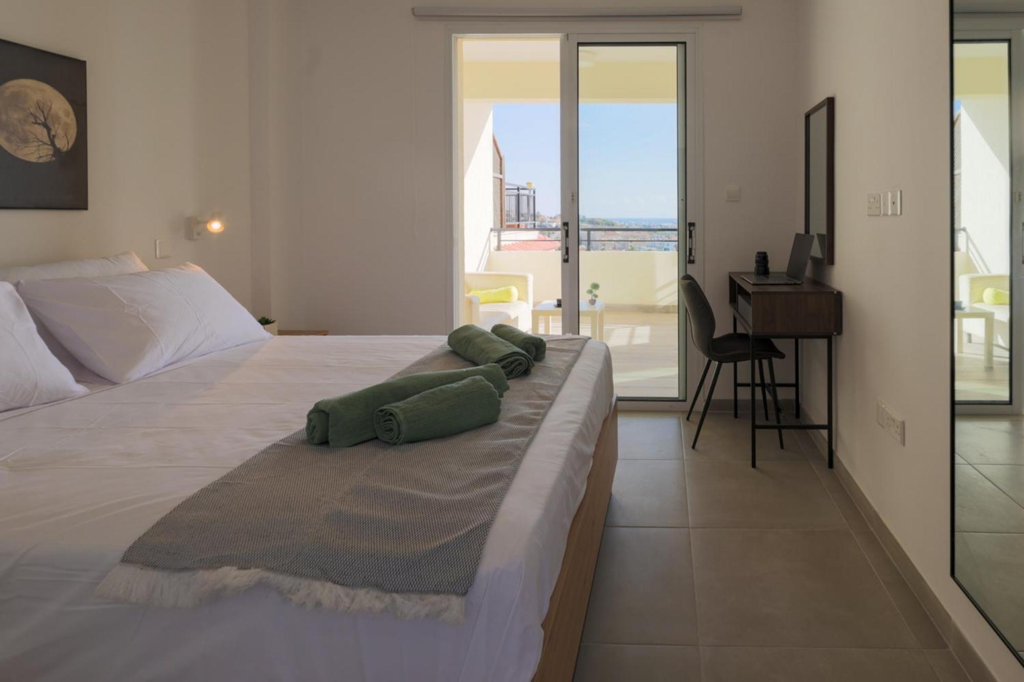 Apartamento Eden Blue-Horizon 1B, Paphos, Sea View, Pool Konia Exterior foto